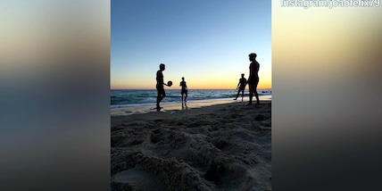 Relax e giocate in spiaggi per l'ex Milan Joao Felix