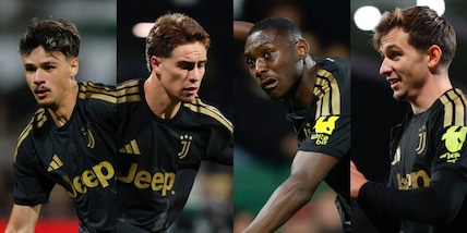 Juve, l'esordio della YMCA: Yildiz, Muani, Conceicao e Alajbegovic tutti insieme
