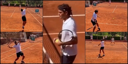Federer sorprende l'Italia: l'ex numero uno al mondo insegna tennis sui campetti di Taormina