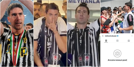 Vlahovic al Besiktas e Juve 'cancellata', tifosi furiosi: "In un mondo di Dusan siate Kolo Muani" Vlahovic al Besiktas e Juve 'cancellata', tifosi furiosi: "In un mondo di Dusan siate Kolo Muani"