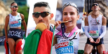Stano e Fiorini da sogno: doppia medaglia d'oro per l'Italia agli Europei nella maratona di marcia!
