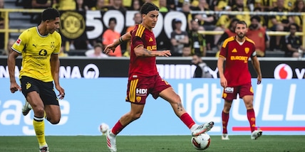 La Roma scappa con un super Dybala, il Borussia Dortmund la riacciuffa: 2-2 per Gasperini in Germania