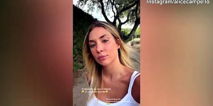 Alice Campello esce di casa ma il destino le 'regala'...la pioggia