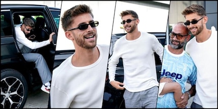 Vicario è arrivato a Torino: foto e abbracci con i tifosi Juve