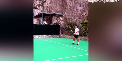 Federer, il richiamo della pallina da tennis non tradisce mai