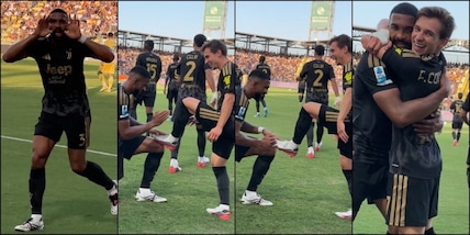 Linguaccia e scarpino lucidato: Bremer, l'esultanza dopo il gol Linguaccia e scarpino lucidato: Bremer, l'esultanza dopo il gol