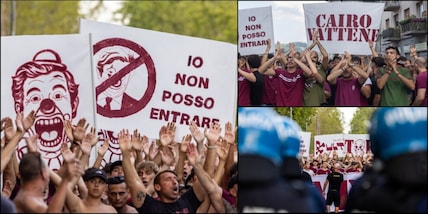 Torino, continua la contestazione a Cairo: la manifestazione prima del Milan