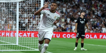 Tripletta Mbappé e Vinicius, Mourinho torna al Bernabeu e cala il poker alla Real Sociedad