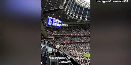 Tottenham-Newcastle, Mancini sugli spalti per osservare Tonali