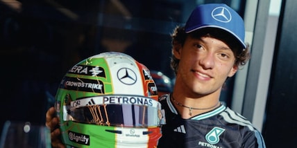 Kimi Antonelli celebra Valentino Rossi e l’Italia: casco speciale per il GP di Monza
