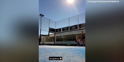 Jessica e Ciro, giornata di Padel in coppia