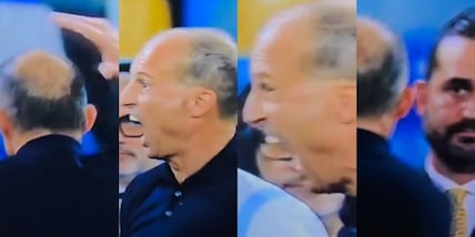 Furia Allegri dopo l'errore di Lucca nel finale di Napoli-Bologna, poi punge: "È entrato come una..."