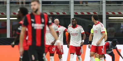 Il Milan affonda a San Siro: Lukebakio-Kaminski gol, festa Benfica! Amorim, l'esordio in Europa è amaro