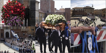 Mazzola, le immagini dei funerali nella Basilica di Sant'Ambrogio