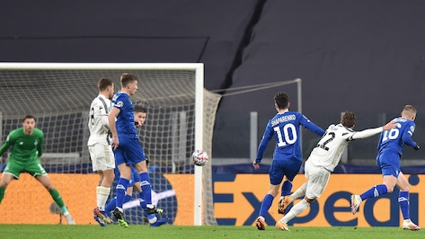 Juventus-Dynamo 1-0, dopo 45': Chiesa gol, Ronaldo traversa