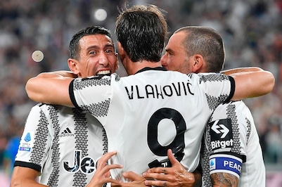 Juventus-Sassuolo 3-0: doppio Vlahovic, Di Maria show e ko