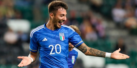 Nasti, l'uomo dei gol pesanti: magia con l'U21, il Milan lo osserva a Bari