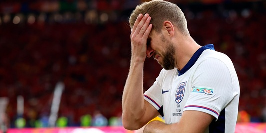 Kane, altra “coppa in faccia”. L’Europeo maledetto e tutte le finali perse