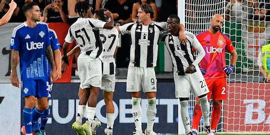 La Juve spicca il primo volo sulle ali di Motta: tris al Como, favola Mbangula
