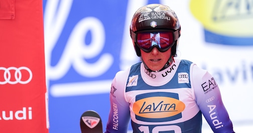 Brignone, signora del podio: Federica leader di Coppa! Goggia quarta