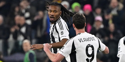 Mago Thuram risolleva la Juve ma non la salva: Vlahovic lo annulla due volte