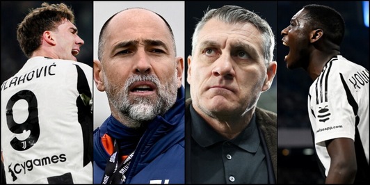 Vieri: "Tudor, Juve costretta. Vlahovic o Kolo Muani? Ecco chi deve giocare"