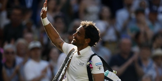 Fognini, l'addio più bello a Wimbledon: "Il modo migliore di salutare il torneo. Ho pianto"