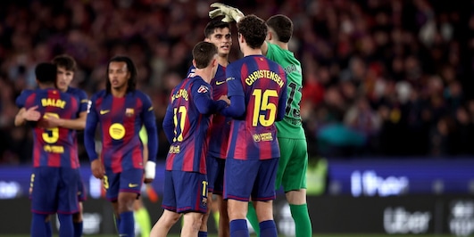 Barcellona show, tris all’Atletico Madrid e prove di fuga: allungo sul Real