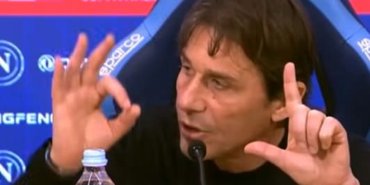 Conte: "Scudetto? Cerchiamo di essere seri...". E in tv prima la frase su Rocchi, poi in conferenza cita Mourinho così!