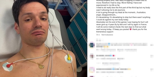 Giacomel, dramma sfiorato alle Olimpiadi: “Il mio corpo ha smesso di funzionare”