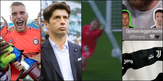 Di Gregorio horror, Tacchinardi netto! La provocazione tra Buffon e... Handanovic