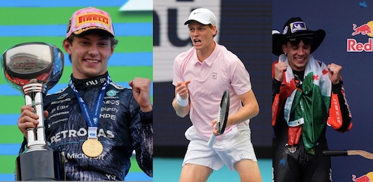 Su Sky ascolti top per i trionfi di Antonelli, Bezzecchi e Sinner