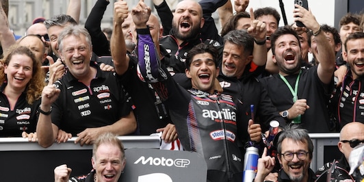 Redenzione Martin, Bezzecchi è da titolo. Adesso è l’Aprilia a dominare