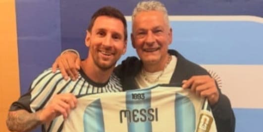 "Un dono prezioso": Baggio incontra Messi, l'immagine che emoziona i social