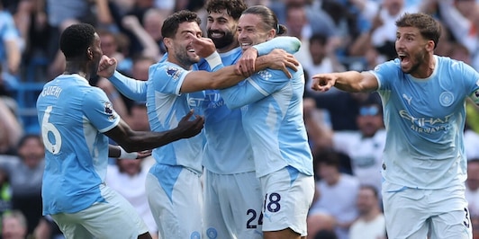 Aston Villa umiliato a Brighton, 2-1 City all'ultimo con super Cherki. Liverpool, pari in rimonta a Newcastle