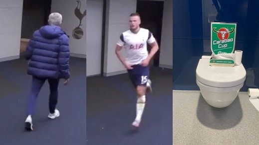 Dier corre in bagno, Mourinho lo insegue. Poi spunta la foto diventata virale