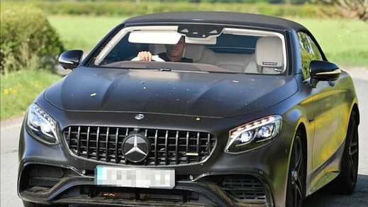 Rashford, le auto Mercedes sono un vizio di famiglia