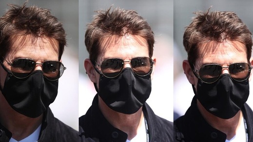 Silverstone, Tom Cruise tifa Hamilton dal box Mercedes