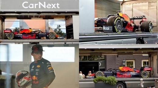 Verstappen: CarNext consegna al pilota la RB14 del 2018