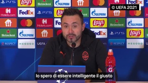 De Zerbi preoccupato dal Real: "Poco intelligente se non lo fossi"