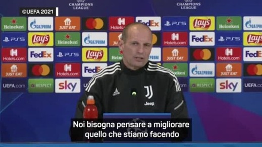 Allegri sul campionato: "Siamo in ritardo, speriamo davanti..."