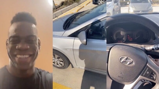 Balotelli, che disavventura con la sua Hyundai: la batteria è scarica!