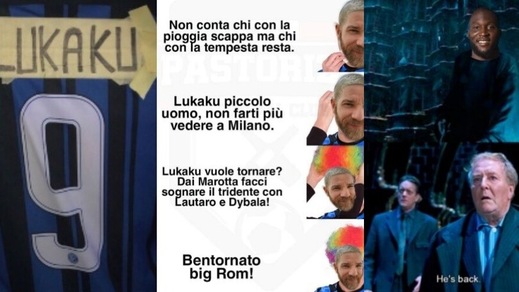 Lukaku day, ironia sui social: l'accoglienza di Ibra e Cornelius Caramell