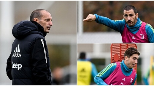 Juve, prove anti-Bologna: Bonucci carico, Miretti c'è