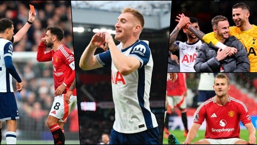 Kulusevski a segno, De Ligt in ginocchio: United travolto a Old Trafford