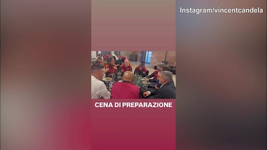 Roma, quanti ex alla cena in vista della sfida contro l'Everton