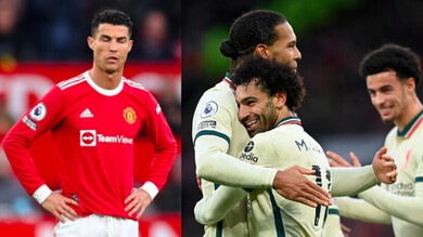 Ronaldo, che crollo con il Liverpool: Pogba espulso, super Salah