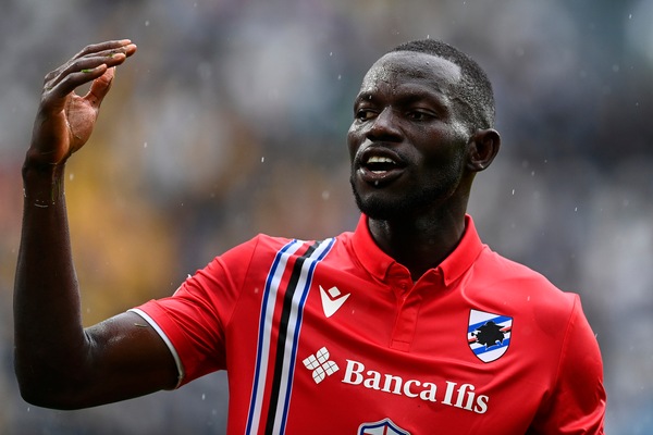 Sampdoria in campo verso l'Atalanta: personalizzato per Colley