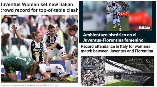 Juventus Women da record: ne parla tutto il mondo