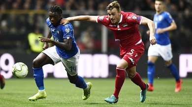 Italia, che goleada al Liechtenstein: altro gol per Kean